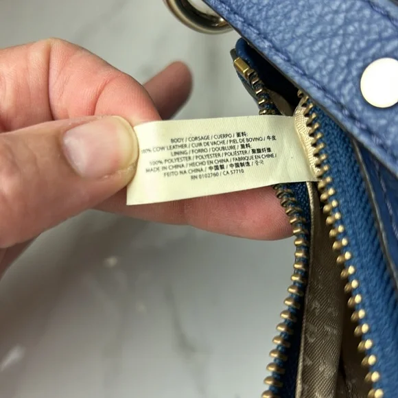 Kate Spade Royal Blue pebble leather AUTHENTIC bag